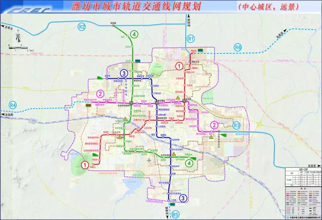 潍坊轻轨1号线路线图高清,潍坊2022年轻轨批下来了吗