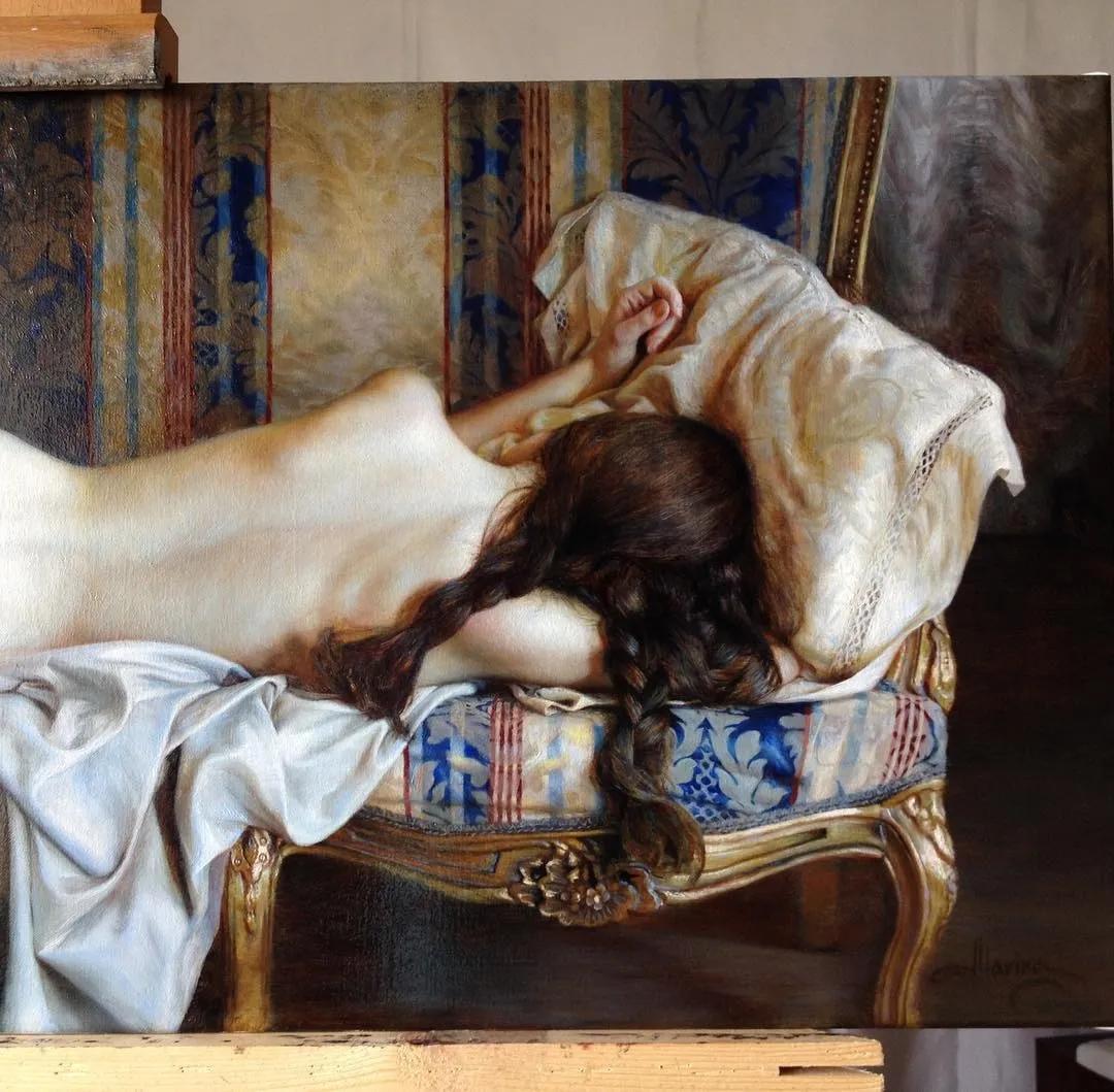 俄罗斯的女画家画的唯美油画,俄罗斯女画家油画视频