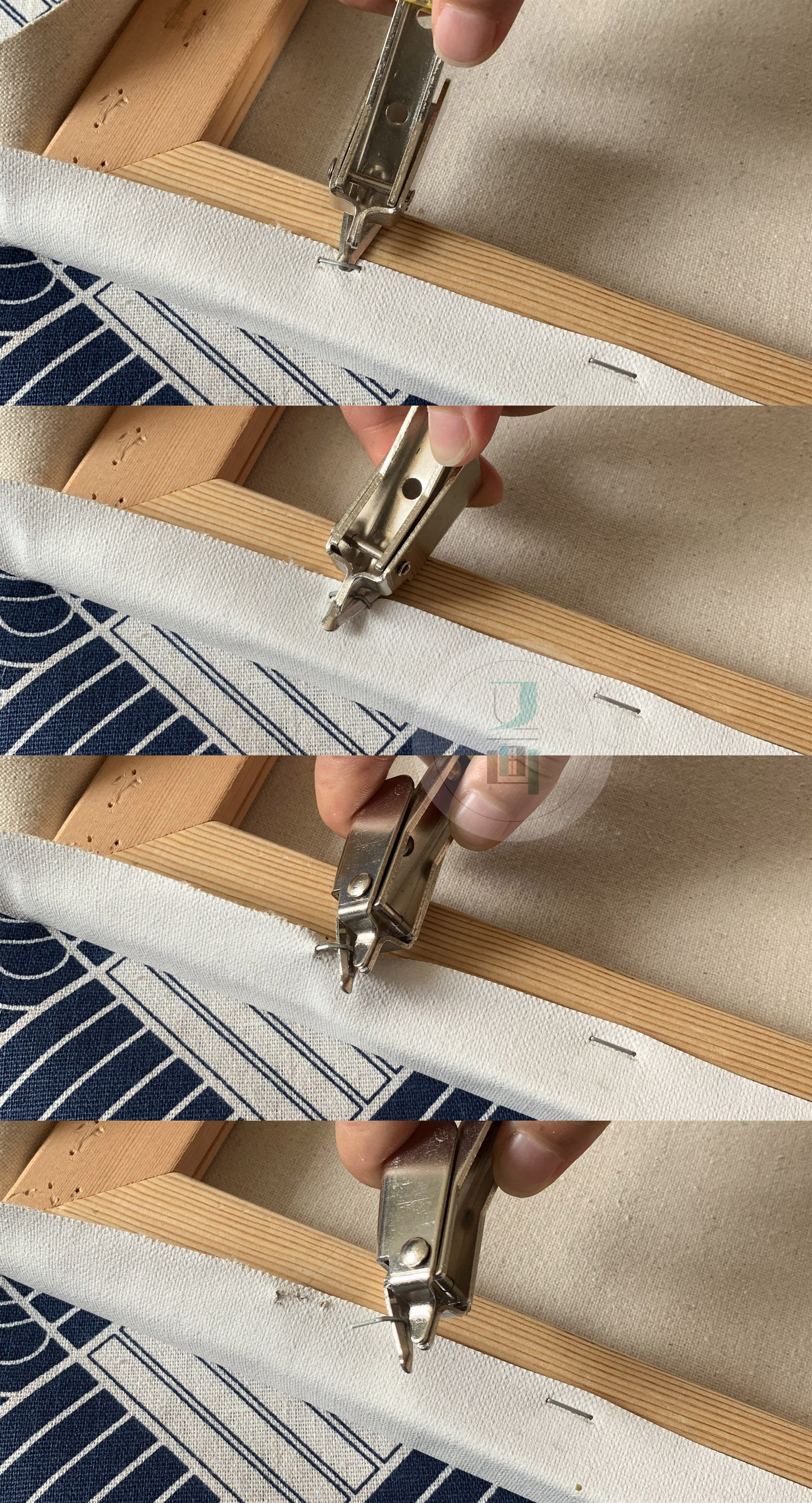 油画绷布过程,油画绷框教程