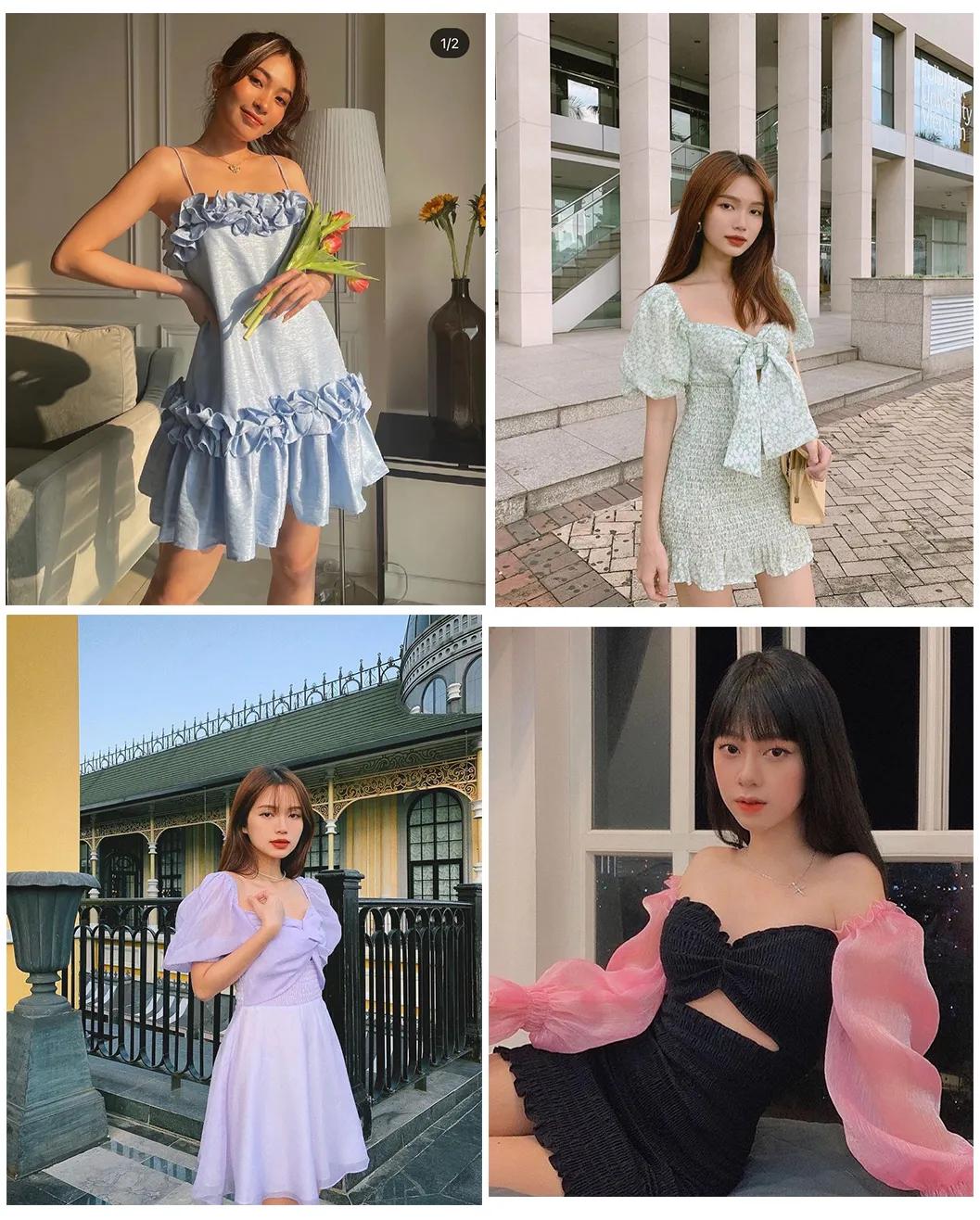 越南人的裙子,越南人做衣服