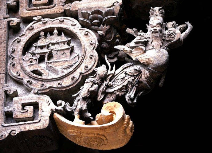 中国四大木雕精品欣赏：东阳木雕