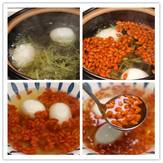 枸杞红枣鸡蛋蒸着吃的功效与作用,鸡蛋加枸杞泡开水有效果吗