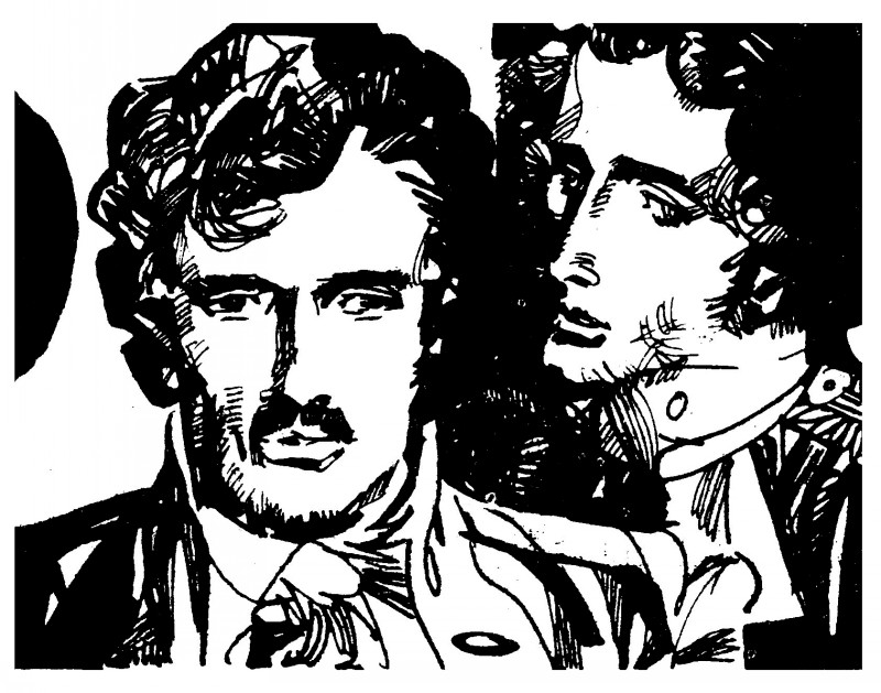 中国短篇连环画百部选欣赏(64)《一场赌博》高燕绘画