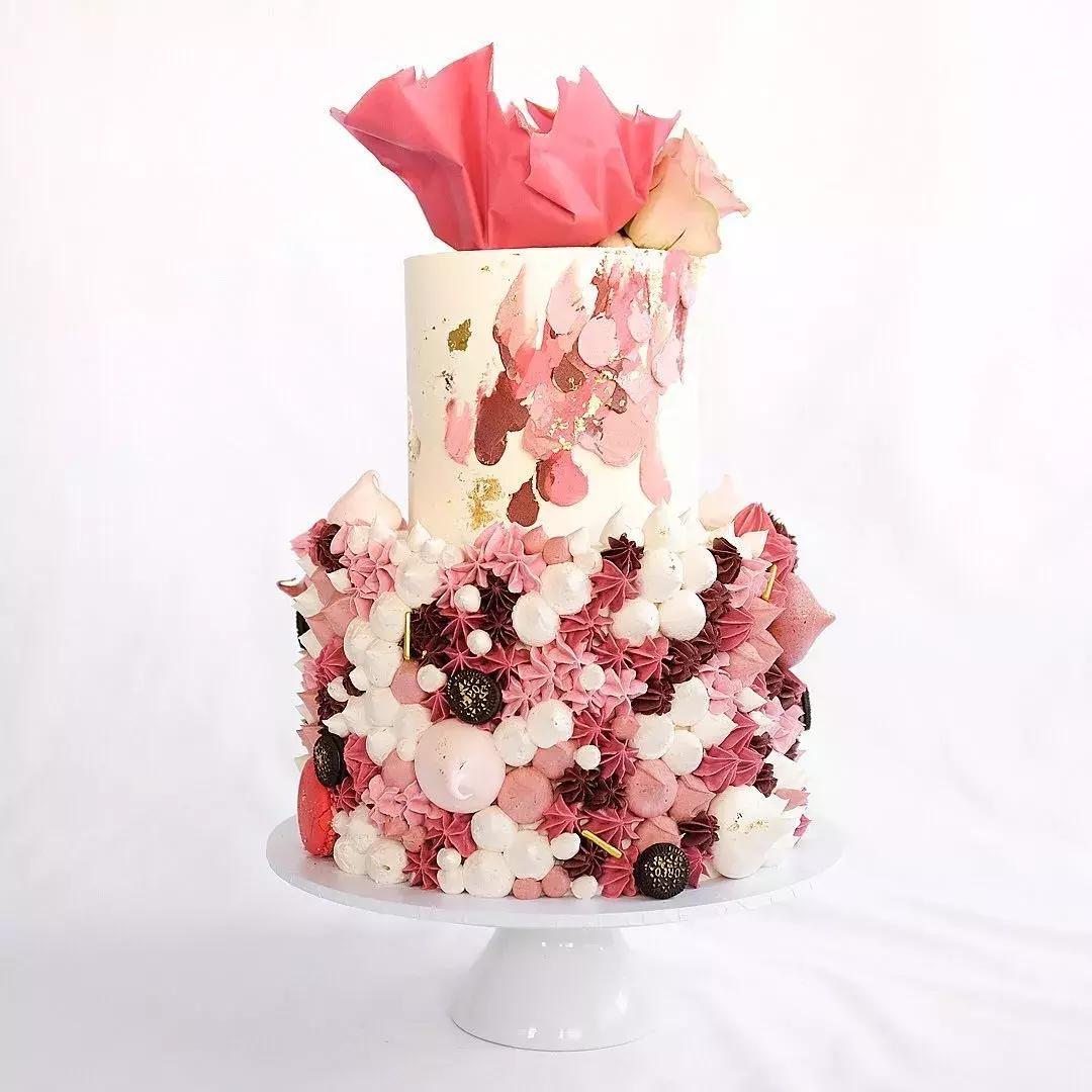 蛋糕好看复古可爱做法,艺术蛋糕创意制作视频