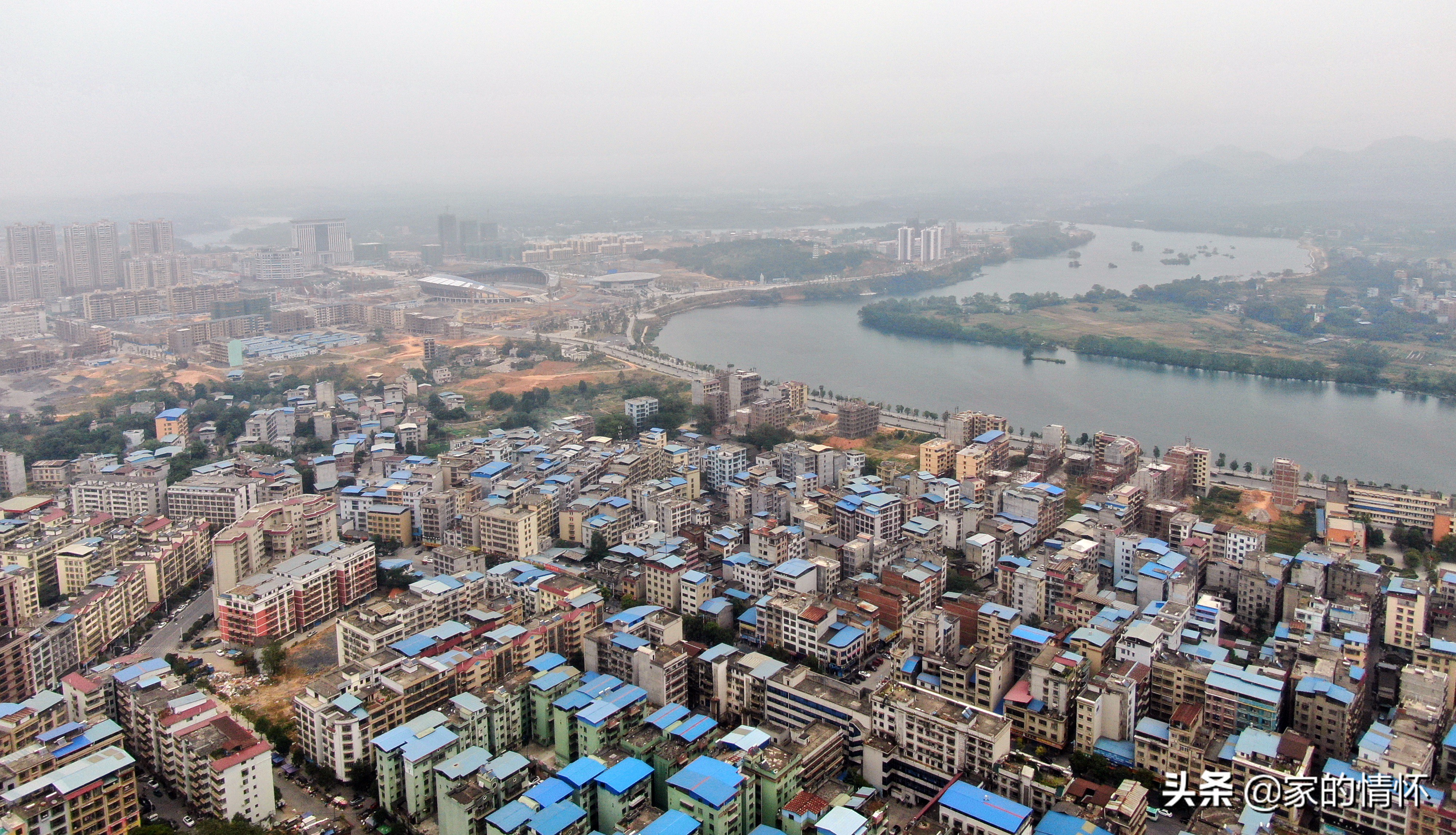 广西北大门风景图,广西桂林北片区全景视频