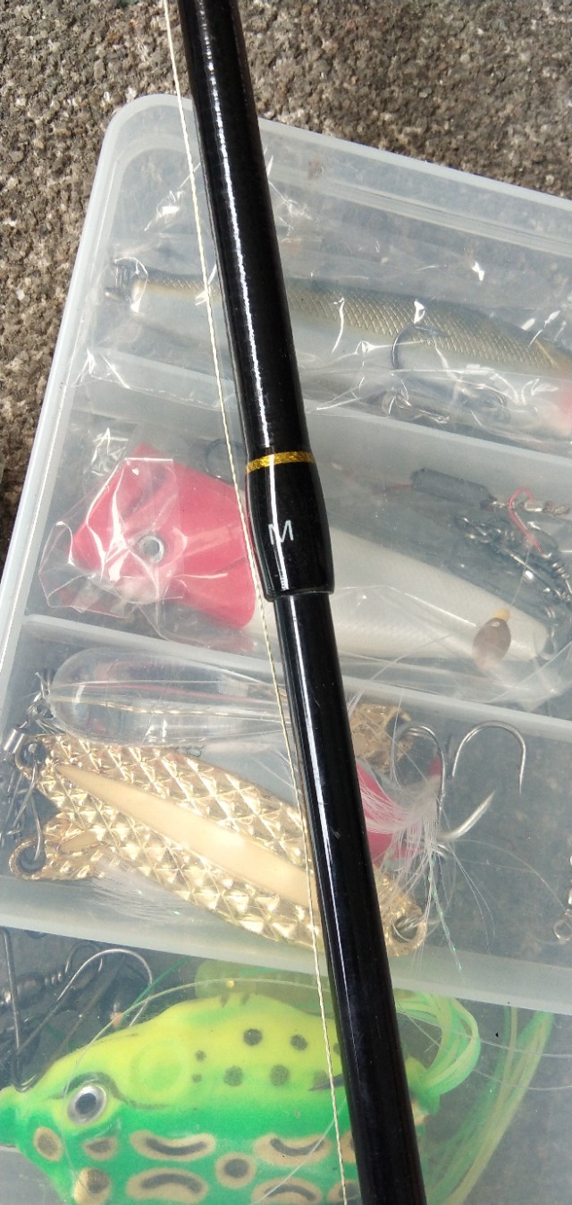 钓鱼工具拿出来凉凉，过两天出战！