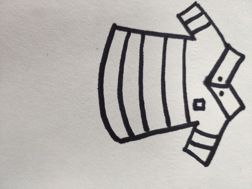 如何画短裤的简笔画步骤,短裤短袖简笔画