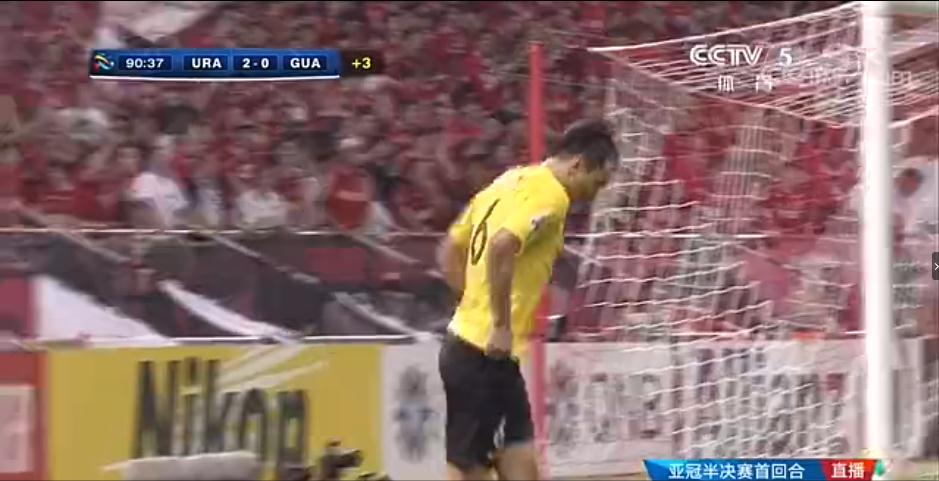 广州恒大黄博文凌空抽射,2019亚冠浦和红钻3杀中超球队