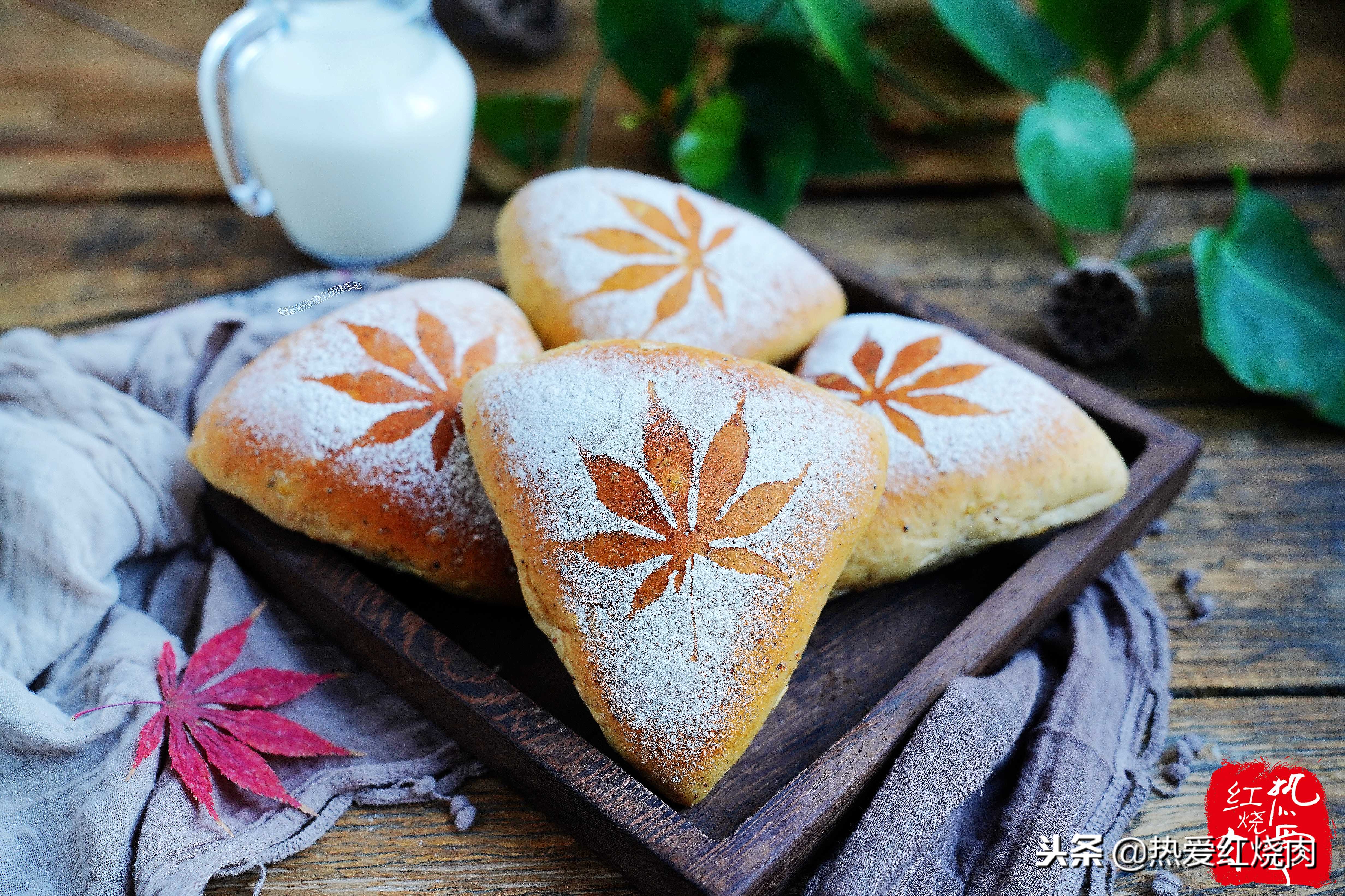 不用揉出膜的黑芝麻面包做法,不用揉出膜的粗粮面包做法