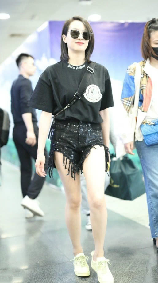 宋茜等明星都爱搭配的高腰裤,宋茜同款束腿裤