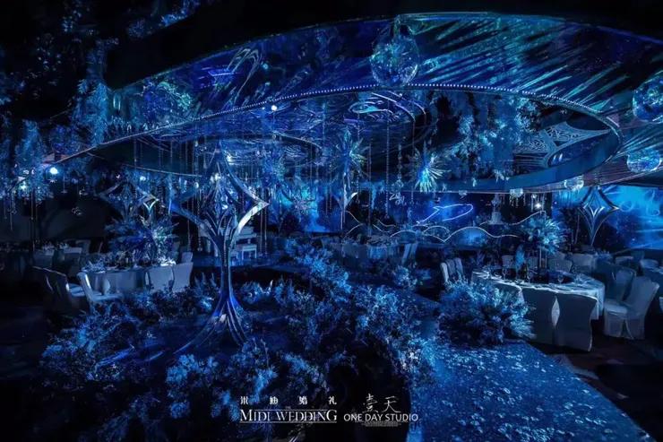 大型浪漫星空婚礼,极至浪漫的草坪婚礼