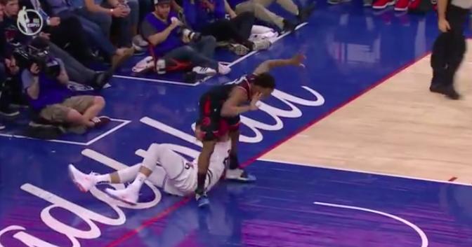 袭裆！绊人！猛龙4000万组合17中2得8分！他变乔丹也赢不了