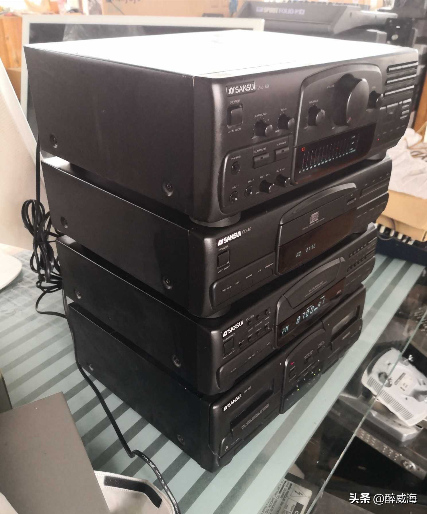 老式日本先锋组合音响图片,90年代日本先锋组合音响