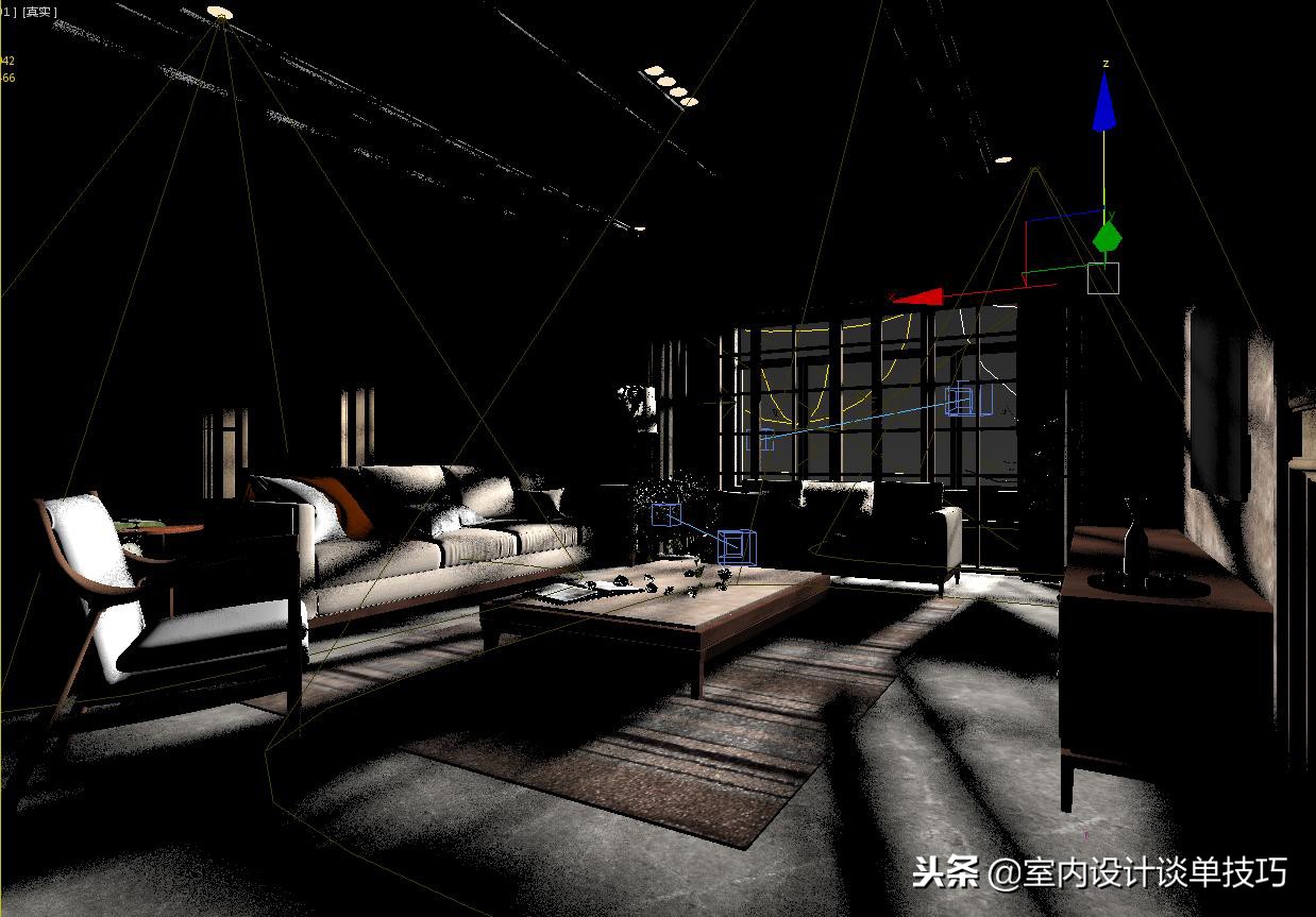 家装实景图创作灵感分析,写实客厅效果图