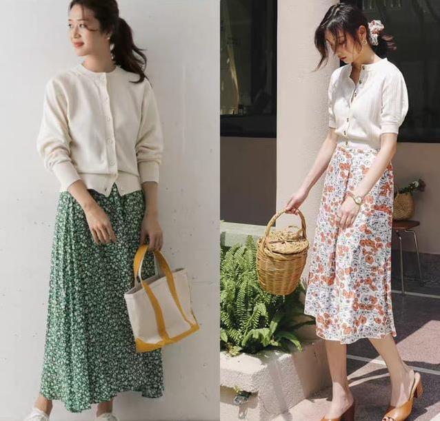 碎花裙怎么穿才时髦好看,碎花裙怎么穿才不显老气