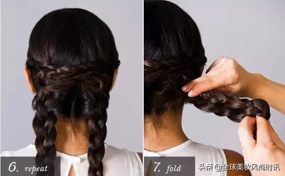 简单的编发教程保证你一看就会哦,短发编发简单又好看步骤图解