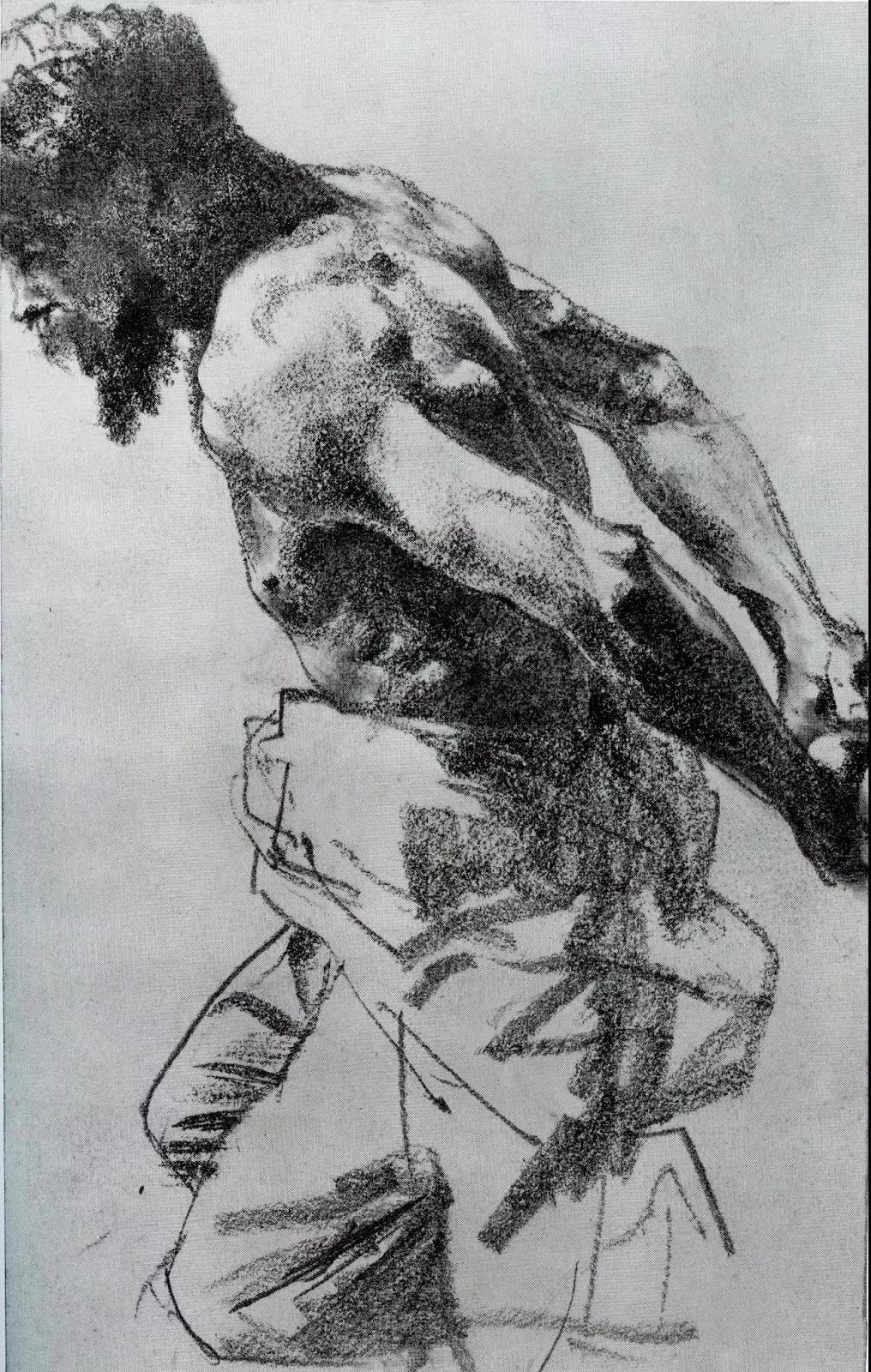 阿道夫门采尔速写作品,门采尔高清速写作品图片