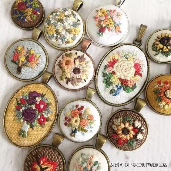 如何绣项链,手工项链绣法