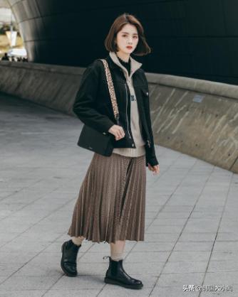 秋冬流行保暖穿搭,和羽绒服一样保暖的穿搭