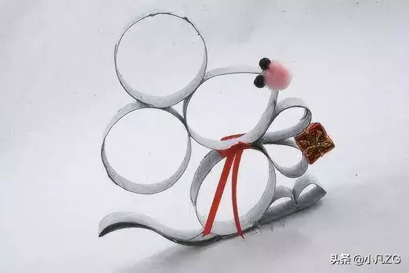 手工制作小老鼠幼儿园,亲子手工制作小老鼠幼儿园