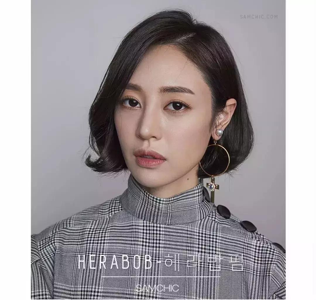 大脸国字脸适合的短发发型,大脸妹子最适合的四款发型