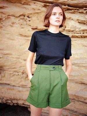 西装短裤弹力,西装短裤百搭