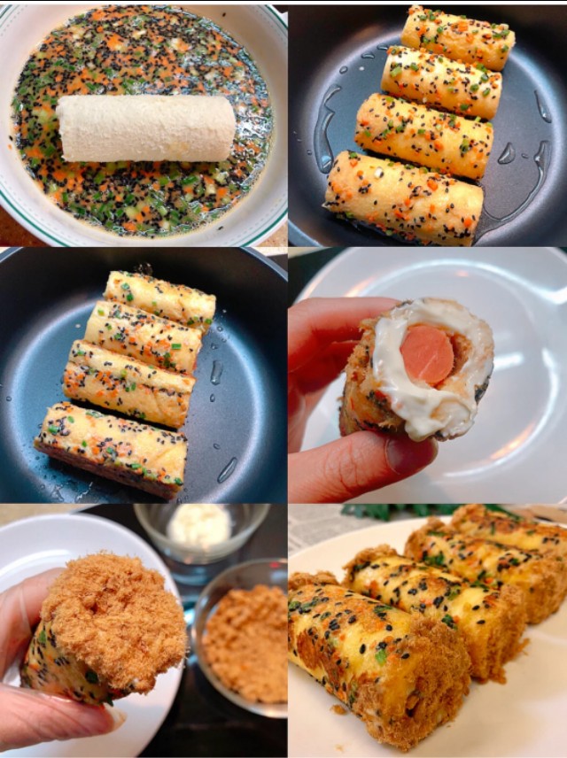 肉松女孩看过来,吃面包必备技能