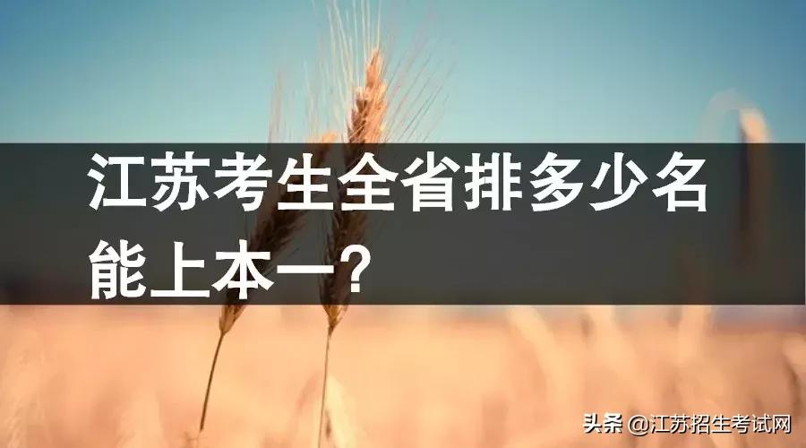 2023年江苏考生排名多少能上本科,江苏考生排名多少能进211