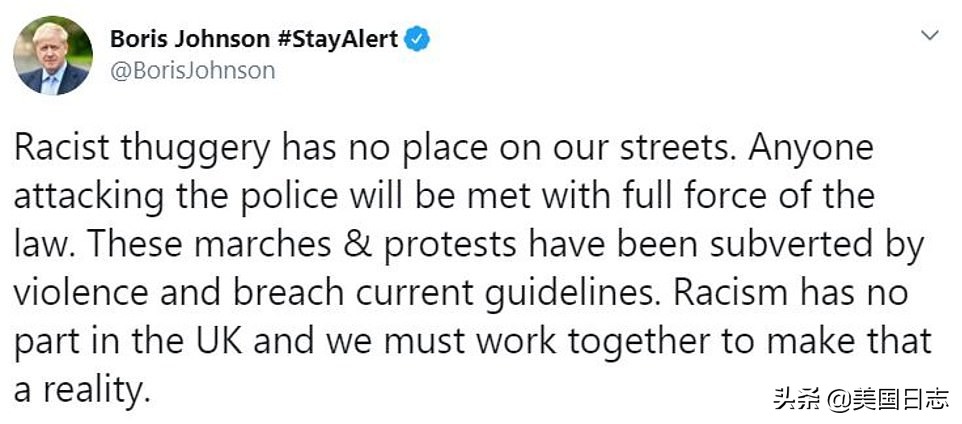 英国抗议人群与警方爆发冲突,英国白人右翼和反种族主义