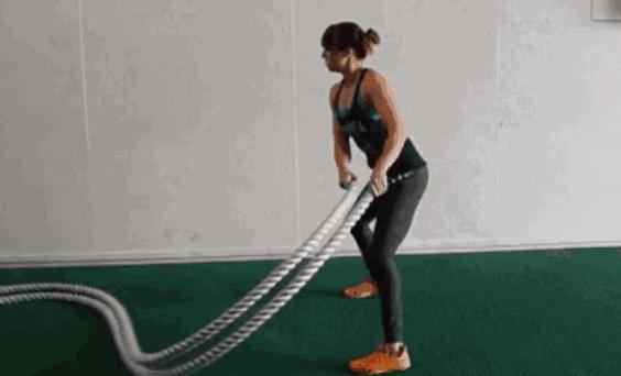 健身初学者不建议用战绳,健身房战绳怎么用