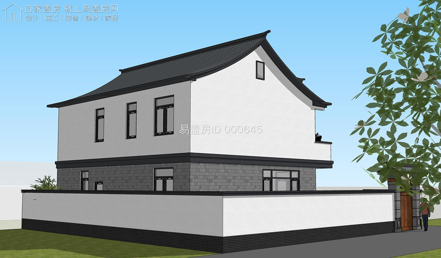 宅基地西高东低,坐西朝东宅基地设计图