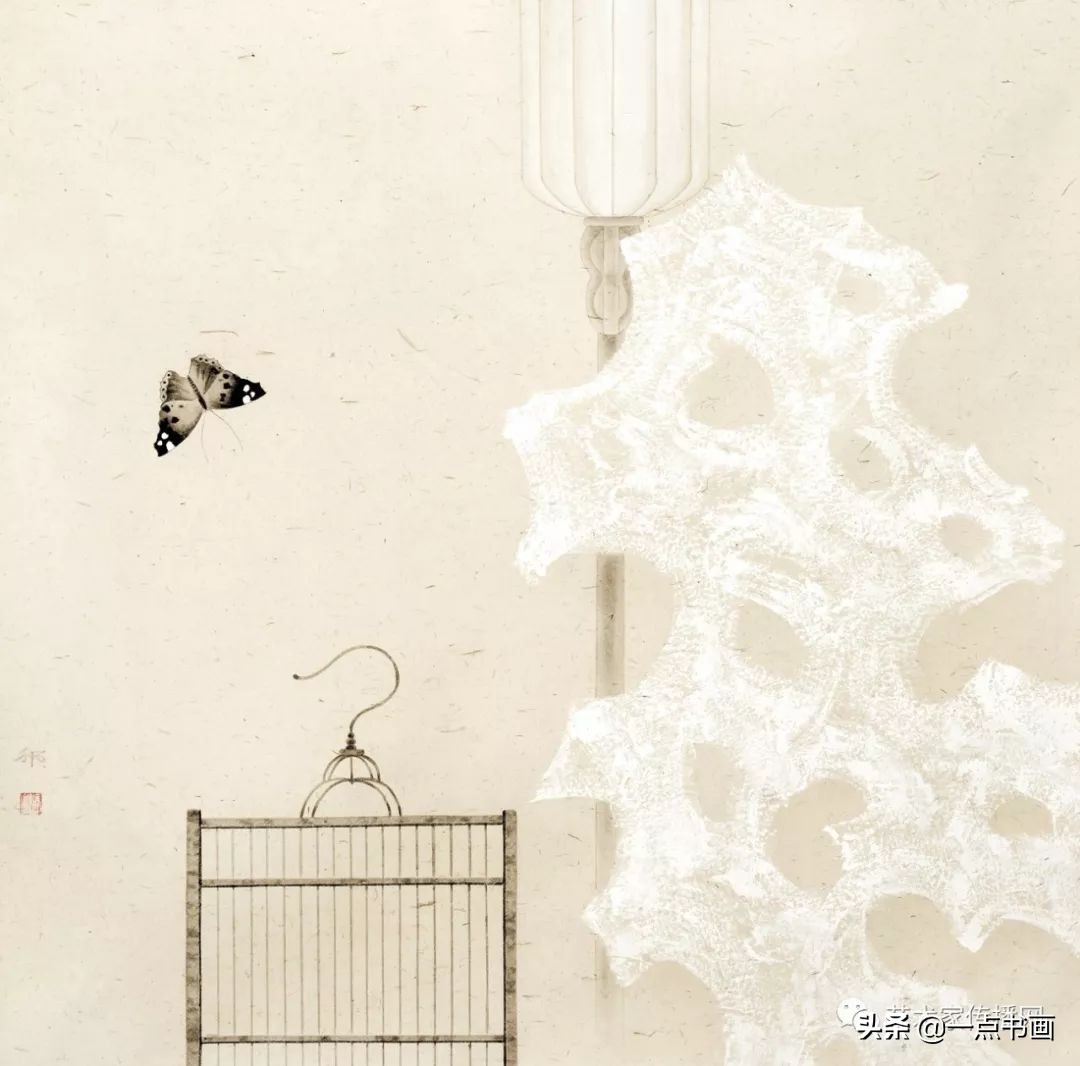 这位画家喜欢画鸟笼子，啥意思？