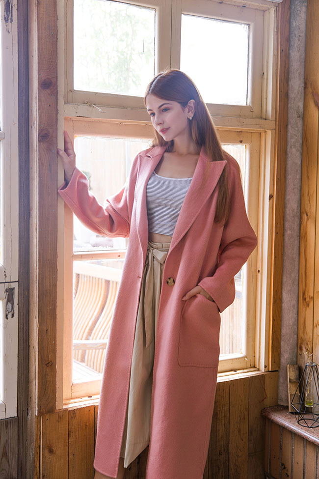 澳大利亚水波纹羊绒大衣,水波纹羊绒大衣的讲解