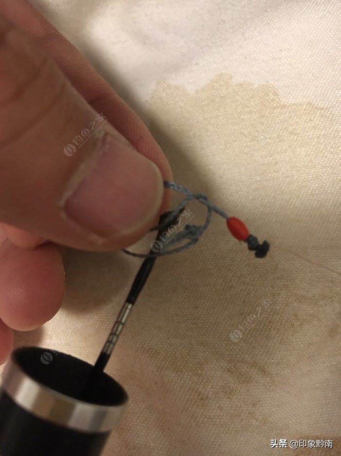 主线与竿稍防缠绕打结法,主线怎样绑竿稍才不缠绕