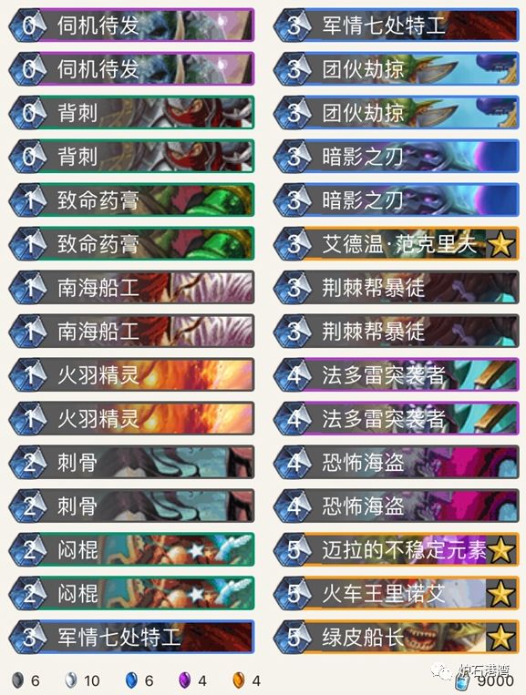 炉石卡组T0卡组,炉石ts1