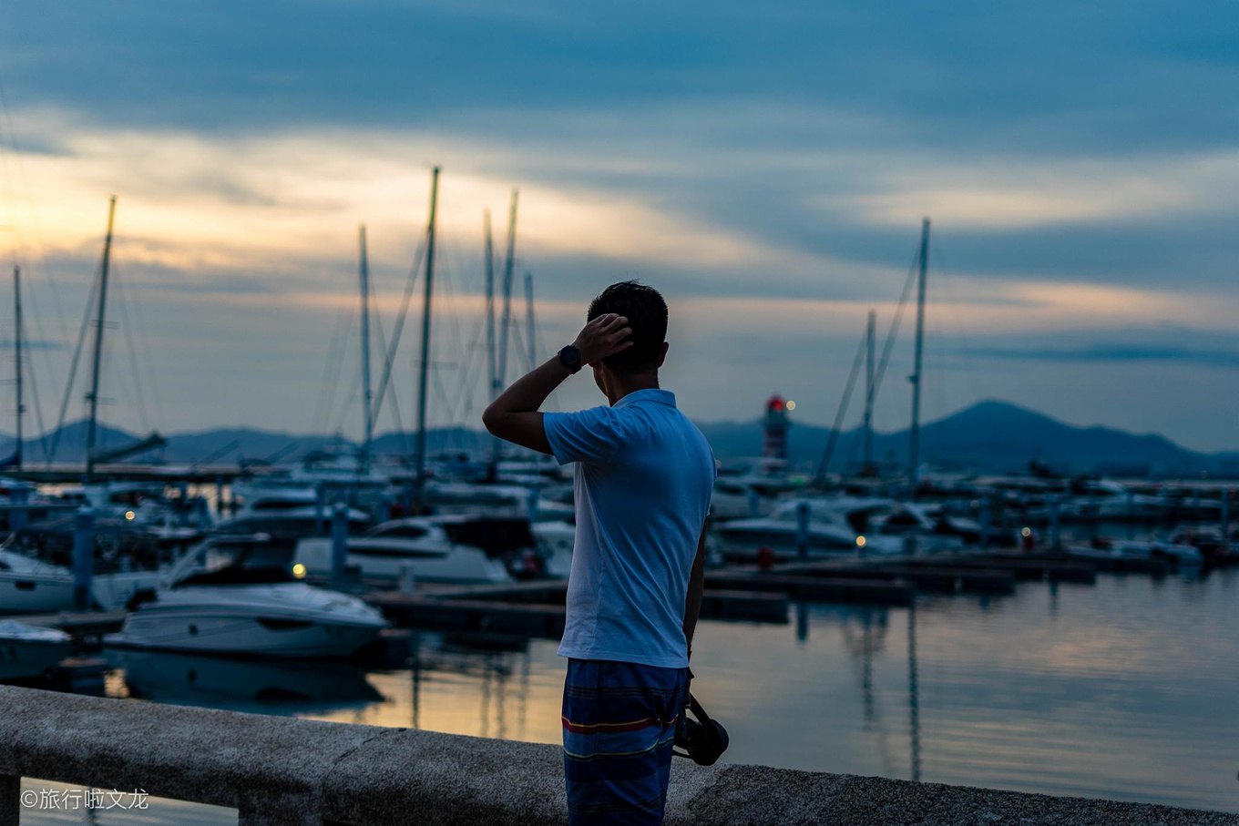 三亚的清晨和晚上,三亚的黄昏美不胜收