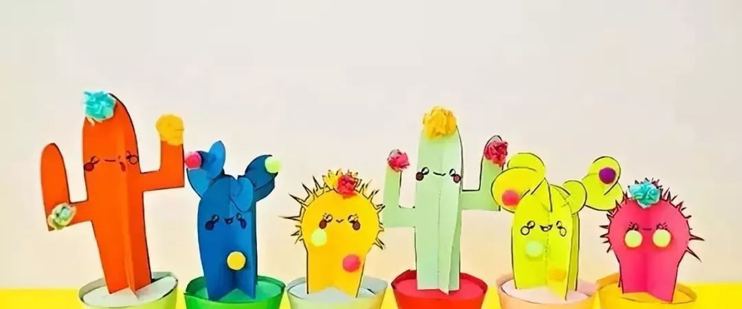 怎么可以用白纸做漂亮的仙人掌,超简单的手工仙人掌