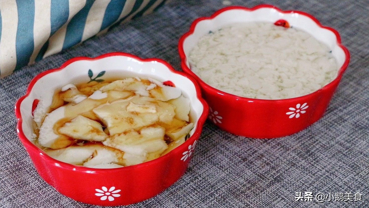 黄豆自制冰豆花,夏天冷饮黄豆汤的制作方法