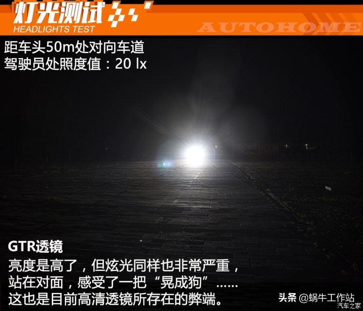 各品牌车灯透镜图片大全,灯横评