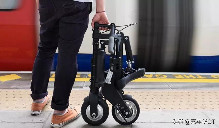 最小的折叠电动自行车,高端超小轻便折叠自行车