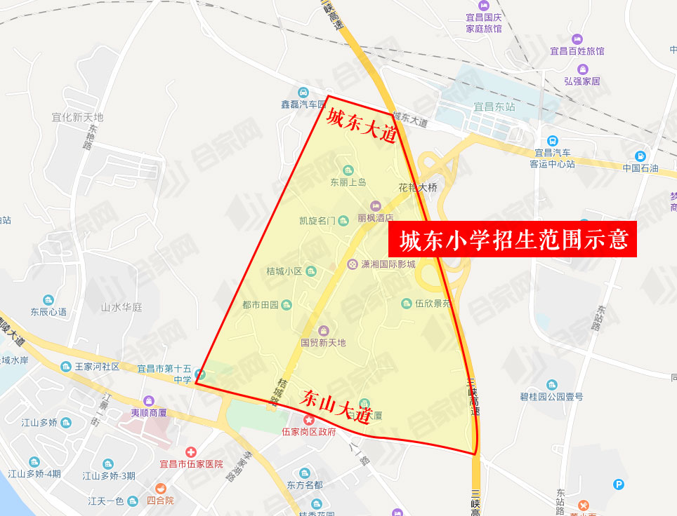 2024伍家岗学区划分图,伍家岗买学区房买哪里