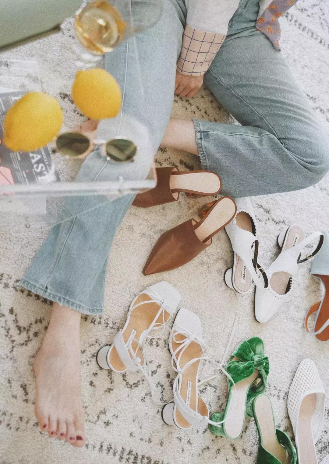 凉鞋平价舒适不累脚百搭,美鞋新款平跟单鞋凉鞋