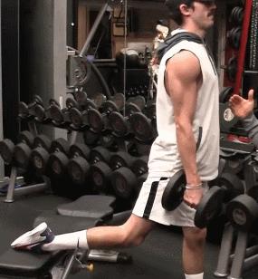 一副哑铃一个星期健身训练表,足不出户哑铃