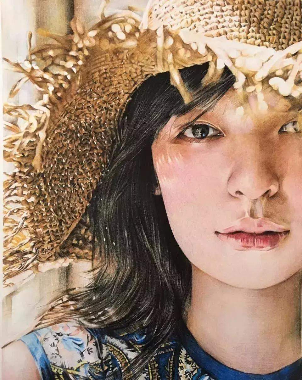 惊艳的彩铅画兔子,惊艳唯美的彩铅画