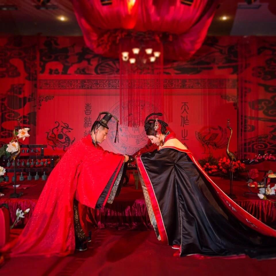汉式婚礼最豪华的中式婚礼,和闺蜜结婚的中式婚礼