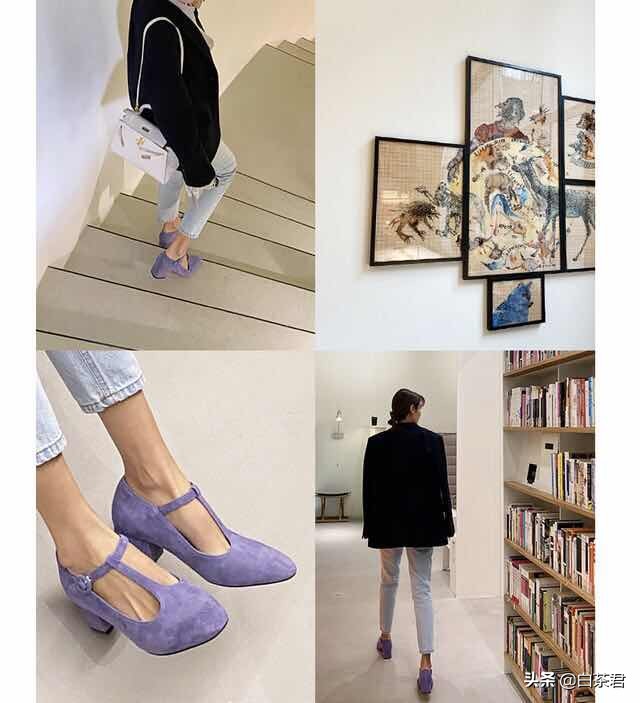 韩国小众女鞋,点卡小众女鞋