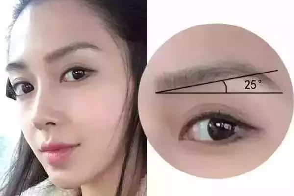 最新款眉形一字眉,今年流行的眉形流星眉