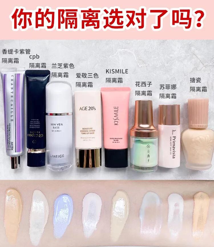 一款好的隔离要看哪些,你的隔离选对了吗