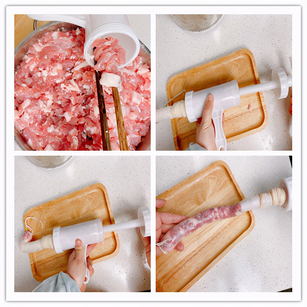 灌香肠制作方法和配方,灌香肠的做法10斤肉用多少盐