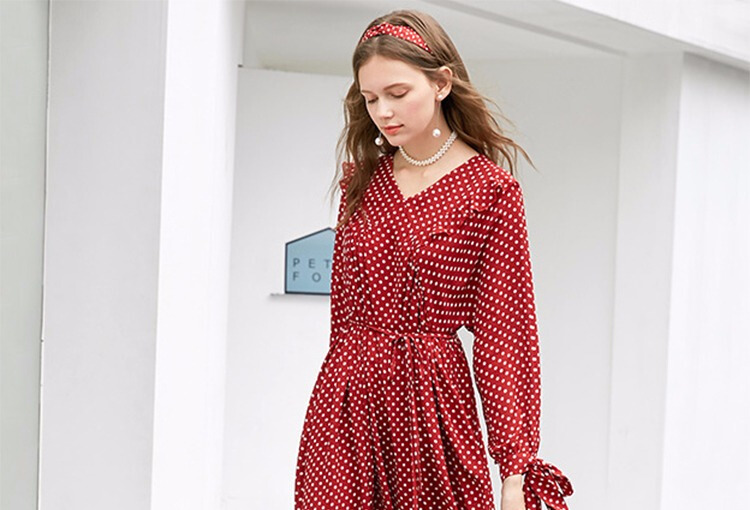 美翻天女装,甜美春天连衣裙